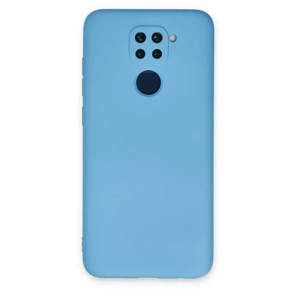 Xiaomi Redmi Note 9 Kılıf Nano İçi Kadife Silikon - Mavi ürün görseli 1