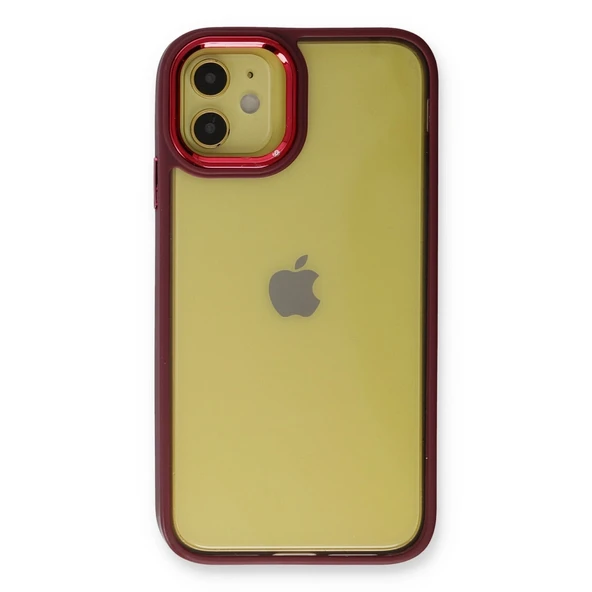 Apple İphone 12 Kılıf Dora Kapak - Kırmızı - Resim 2