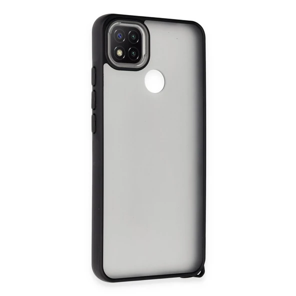 Xiaomi Redmi 9c Kılıf Elegant Kapak - Siyah ürün görseli 1