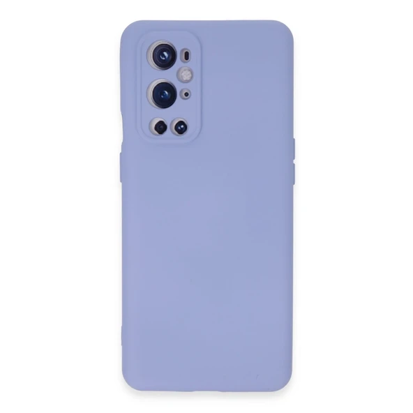 One Plus 9 Pro Kılıf Nano İçi Kadife Silikon - Mavi ürün görseli 1