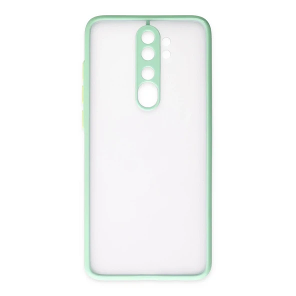 Xiaomi Redmi Note 8 Pro Kılıf Montreal Silikon Kapak - Turkuaz ürün görseli 1