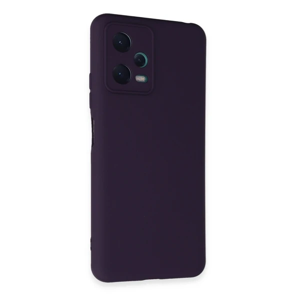 Xiaomi Redmi Note 12 5g Kılıf Nano İçi Kadife Silikon - Mor ürün görseli 1