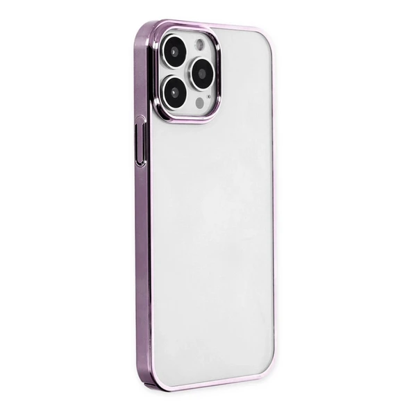 Apple İphone 14 Pro Kılıf Element Silikon - Lila - Resim 2