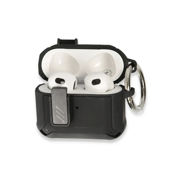 Apple Airpods Pro 2 (2.nesil) Truva Kılıf - Siyah ürün görseli 1