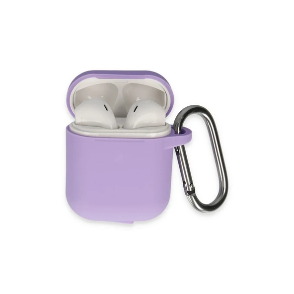 Apple Airpods 2 (2.nesil) Hang Kılıf - Lila ürün görseli 1