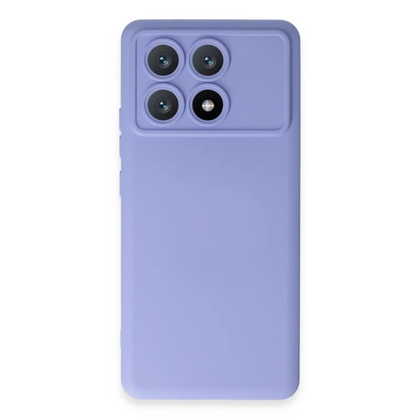 Xiaomi Poco X6 Pro Kılıf Nano İçi Kadife Silikon - Lila ürün görseli 1