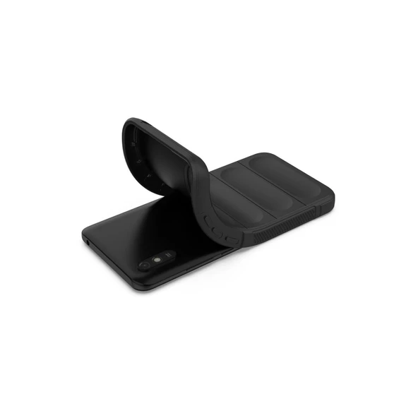Xiaomi Redmi 9a Kılıf Optimum Silikon - Siyah - Resim 4