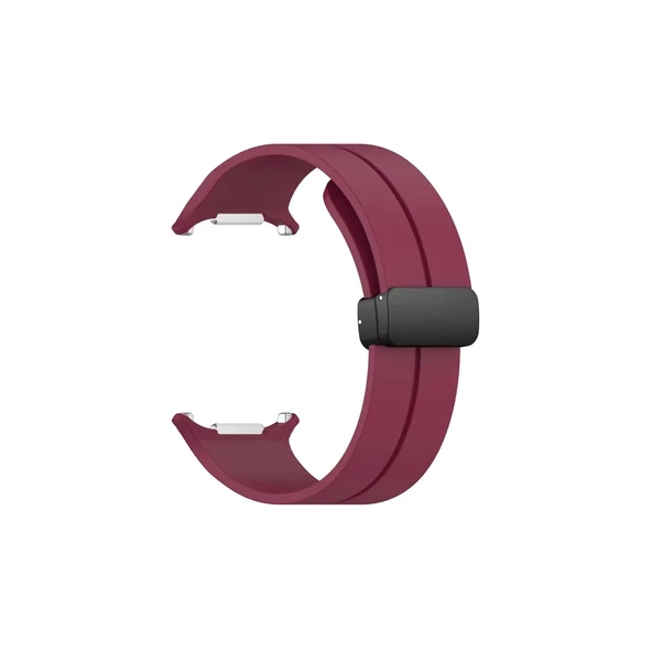 Watch 7 Ultra Kr418 Tender Silikon Kordon - Bordo ürün görseli 1