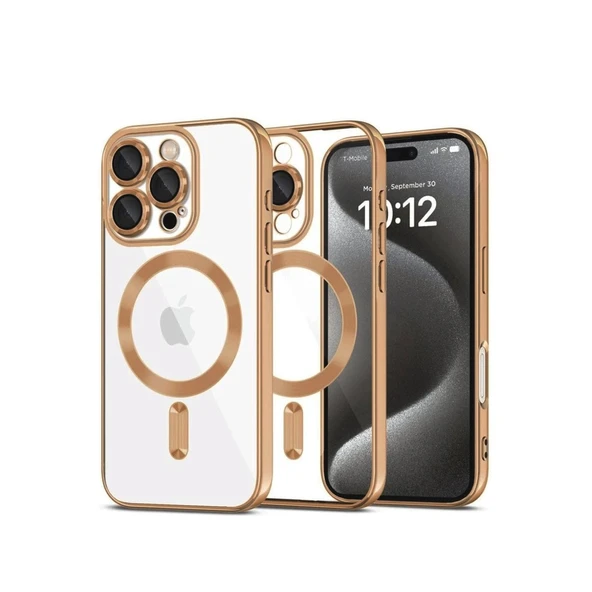 Apple İphone 16 Pro Kılıf Kross Magneticsafe Kapak - Çöl Titanyum ürün görseli 1