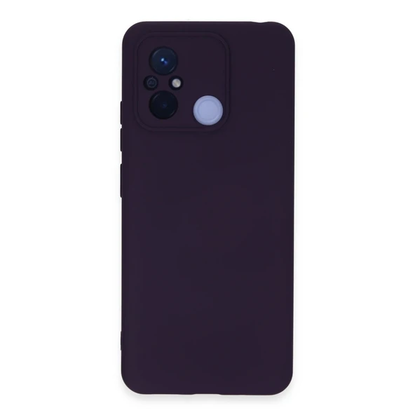 Xiaomi Redmi 12c Kılıf Nano İçi Kadife Silikon - Mor ürün görseli 1
