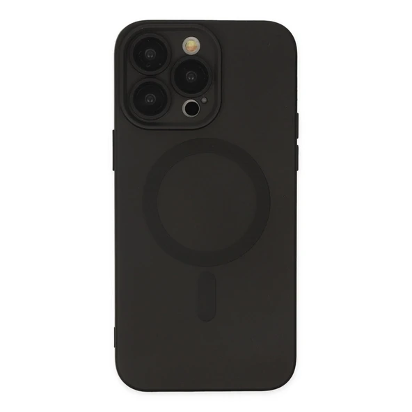 Apple İphone 13 Pro Kılıf Moshi Lens Magneticsafe Silikon - Siyah ürün görseli 1