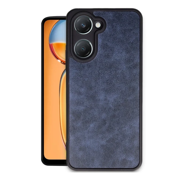 Vivo Y18 Kılıf Aras Deri Kapak - Lacivert ürün görseli 1
