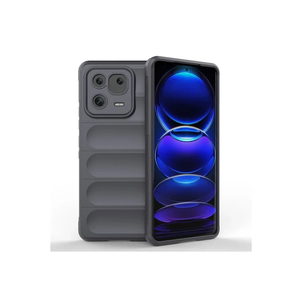 Xiaomi Mi 13 Pro Kılıf Optimum Silikon - Siyah ürün görseli 1