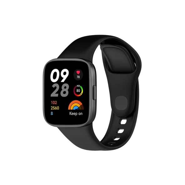 Xiaomi Redmi Watch 3 Klasik Kordon (saat Değildir) - Siyah ürün görseli 1