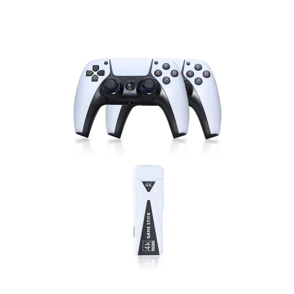 Y5 64gb Android Dual Pad 4k Game Stick - Beyaz ürün görseli 1