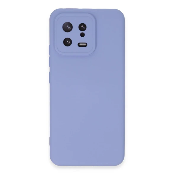 Xiaomi Mi 13 Kılıf Nano İçi Kadife Silikon - Lila ürün görseli 1