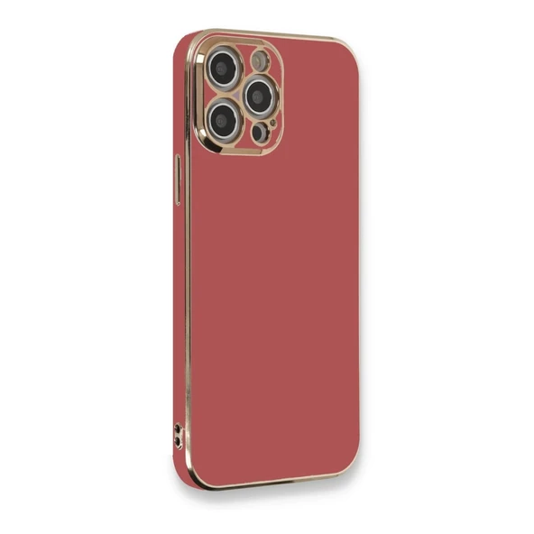 Apple İphone 12 Pro Kılıf Volet Silikon - Kırmızı ürün görseli 1