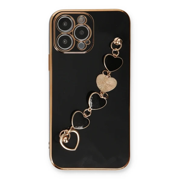 Apple İphone 13 Pro Max Kılıf Esila Silikon - Siyah - Resim 2