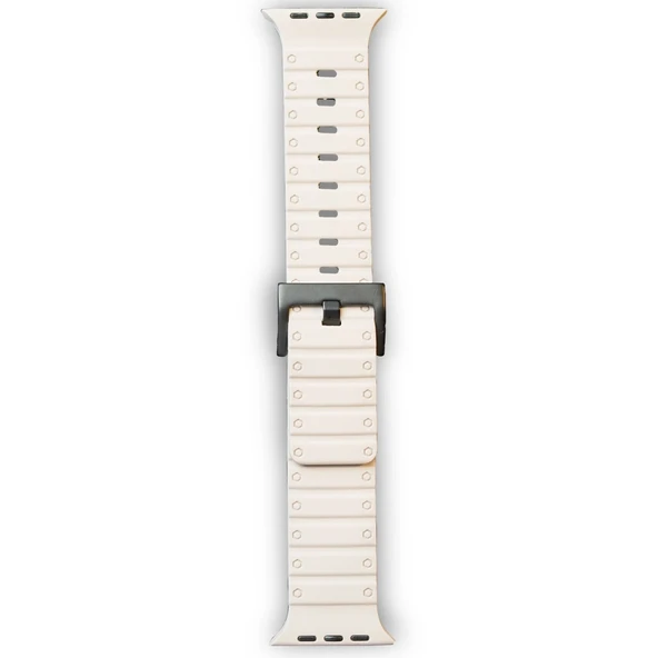 Apple Watch 42mm Magnus Mıknatıslı Silikon Kordon (saat Değildir) - Yıldız Işığı ürün görseli 1