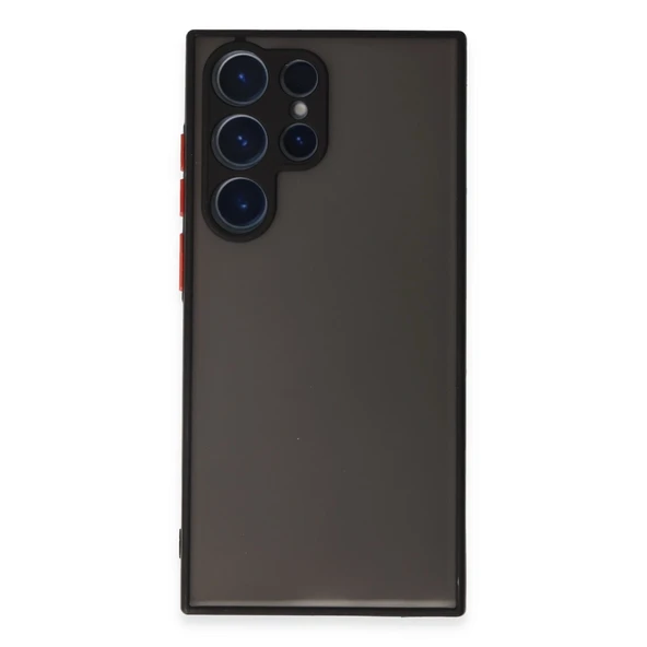Samsung Galaxy S23 Ultra Kılıf Montreal Silikon Kapak - Siyah ürün görseli 1