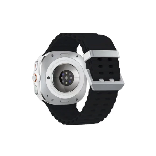Watch 7 Ultra Kr417 Rug Silikon Kordon - Siyah ürün görseli 1