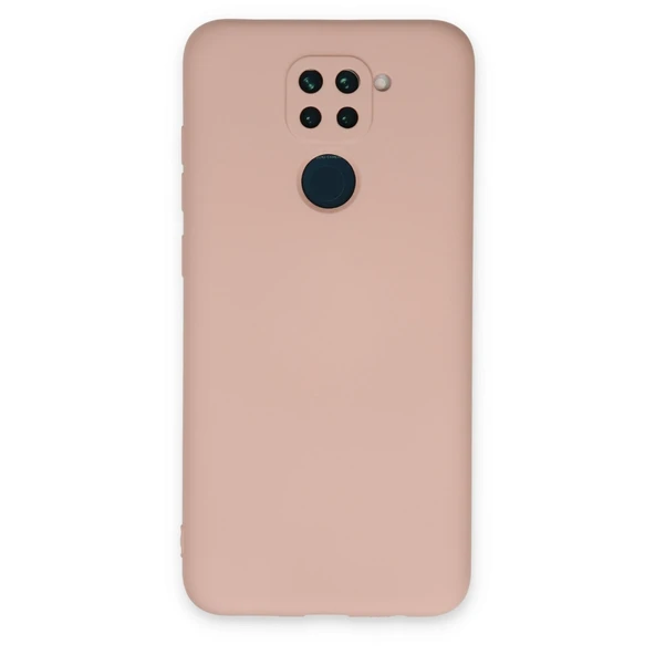 Xiaomi Redmi Note 9 Kılıf Nano İçi Kadife Silikon - Pudra ürün görseli 1