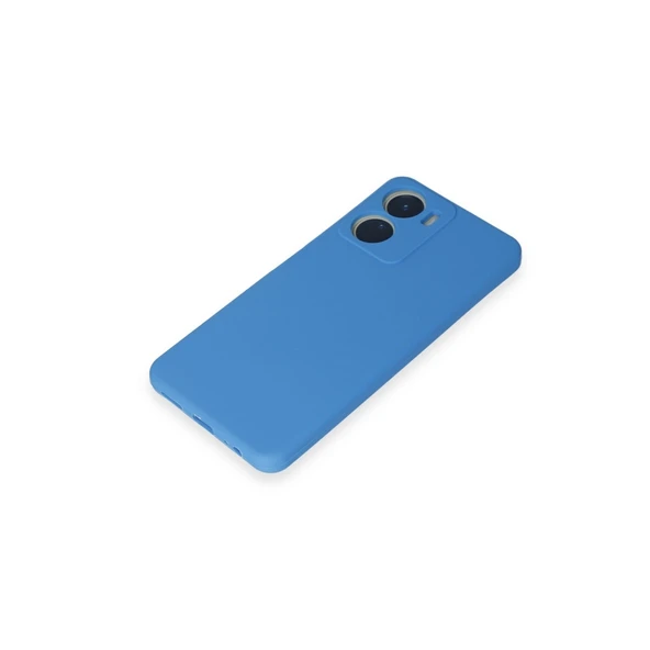 Vivo Y16 Kılıf First Silikon - Mavi - Resim 4