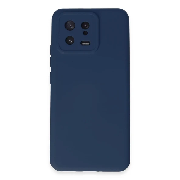 Xiaomi Mi 13 Kılıf Nano İçi Kadife Silikon - Lacivert ürün görseli 1
