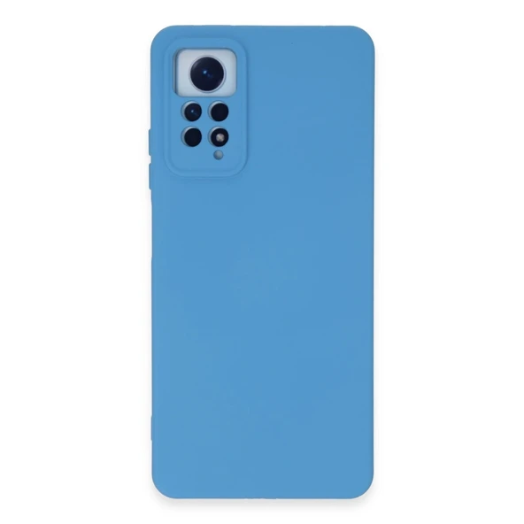 Xiaomi Redmi Note 12 Pro 4g Kılıf Nano İçi Kadife Silikon - Mavi ürün görseli 1