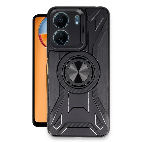 Xiaomi Redmi 13c Kılıf Lincoln Silikon - Siyah ürün görseli 1