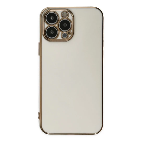 Apple İphone 14 Pro Max Kılıf Volet Silikon - Beyaz - Resim 2