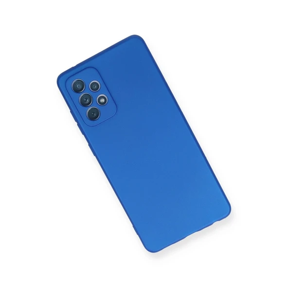 Samsung Galaxy A72 Kılıf First Silikon - Mavi - Resim 3