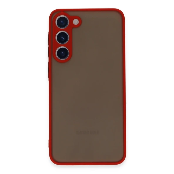Samsung Galaxy S23 Plus Kılıf Montreal Silikon Kapak - Kırmızı ürün görseli 1