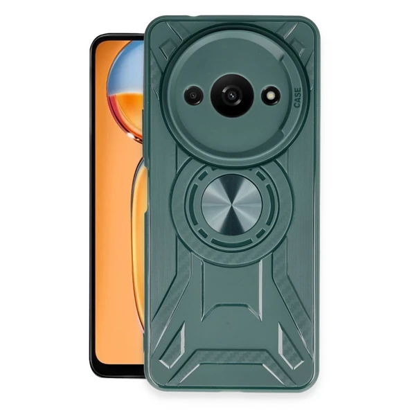 Xiaomi Redmi A3 4g Kılıf Lincoln Silikon - Koyu Yeşil ürün görseli 1