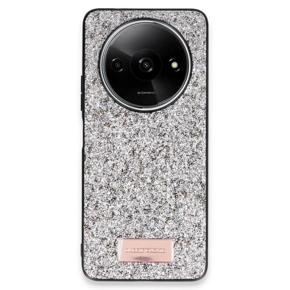 Onegif Xiaomi Redmi A3 4g Bright Simli Kapak - Gümüş ürün görseli 1