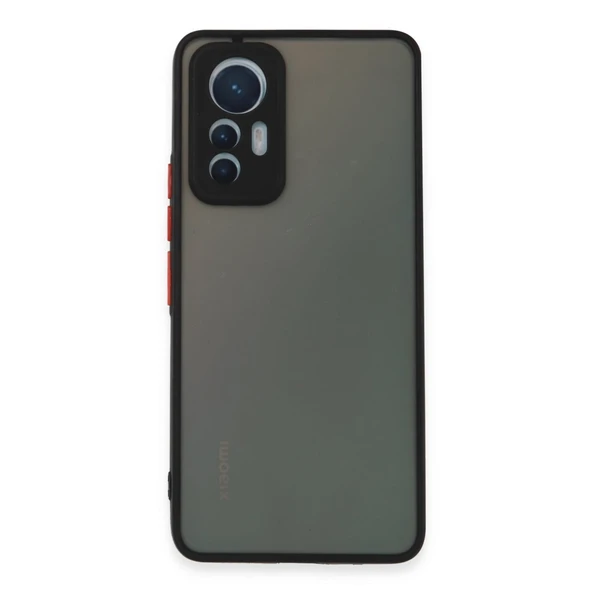 Xiaomi Mi 12 Lite Kılıf Montreal Silikon Kapak - Siyah ürün görseli 1