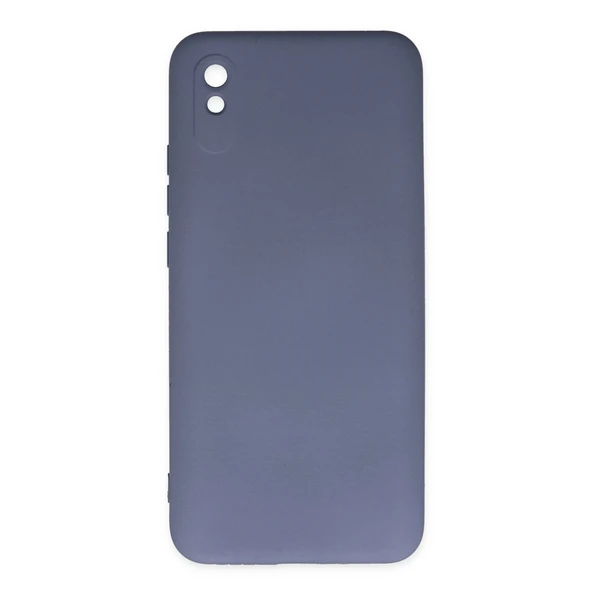 Xiaomi Redmi 9a Kılıf Nano İçi Kadife Silikon - Gri ürün görseli 1