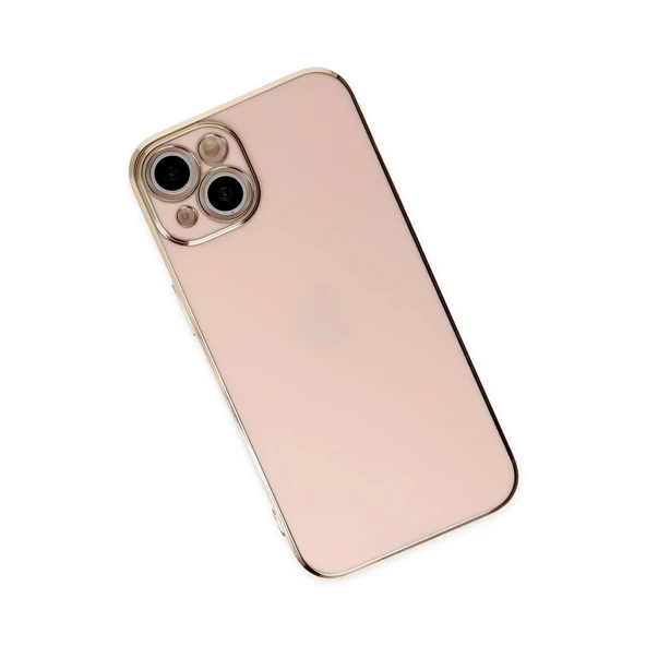 Apple İphone 14 Kılıf Volet Silikon - Pembe - Resim 3