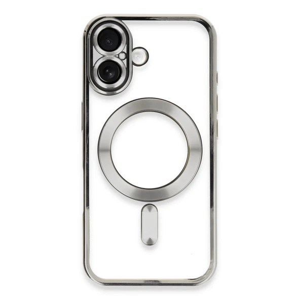 Apple İphone 16 Plus Kılıf Kross Magneticsafe Kapak - Gümüş ürün görseli 1