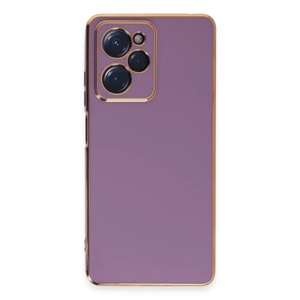 Xiaomi Poco X5 Pro 5g Kılıf Volet Silikon - Mor ürün görseli 1