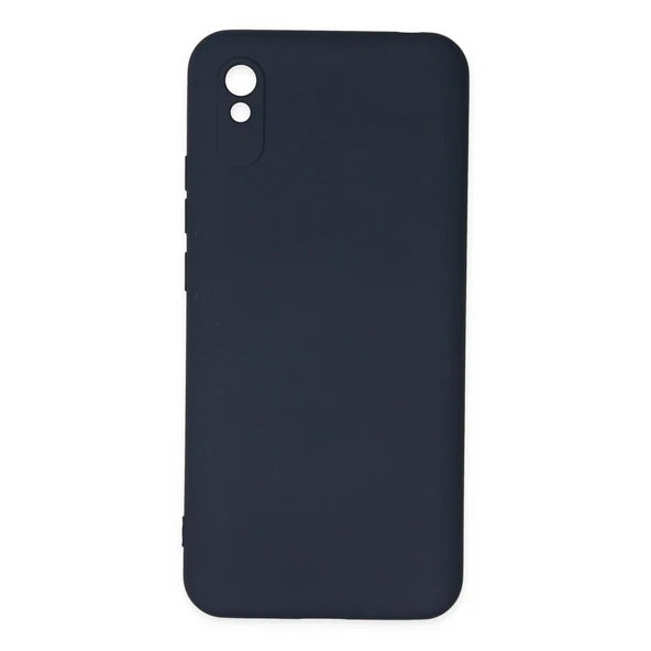 Xiaomi Redmi 9a Kılıf Nano İçi Kadife Silikon - Lacivert ürün görseli 1