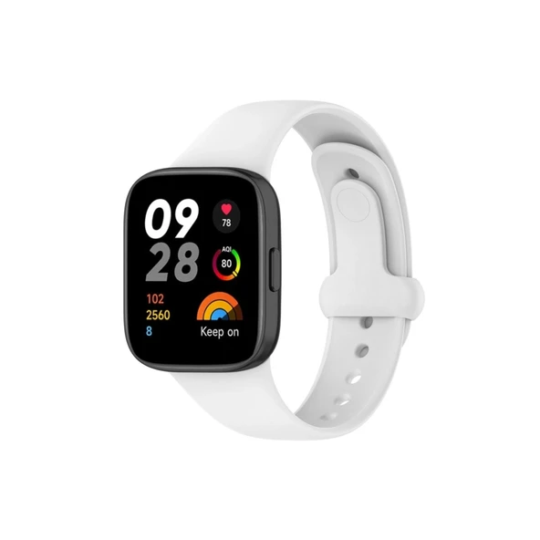 Xiaomi Redmi Watch 3 Origin Silikon Kordon (saat Değildir) - Beyaz ürün görseli 1