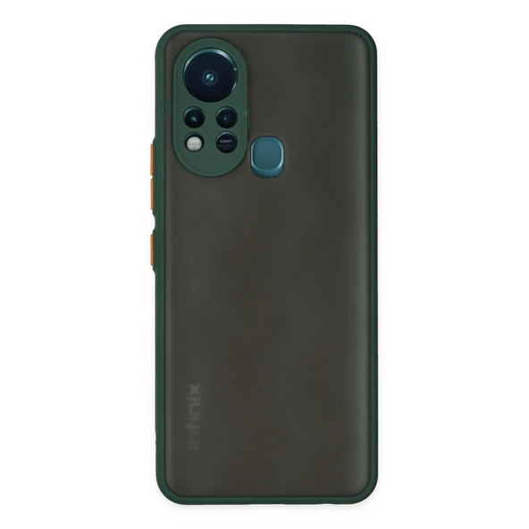 İnfinix Hot 11s Kılıf Montreal Silikon Kapak - Yeşil ürün görseli 1