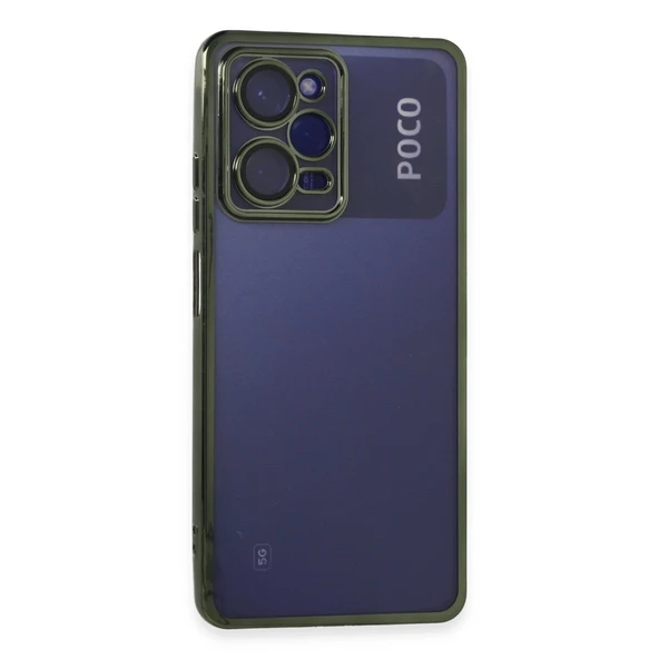 Xiaomi Poco X5 Pro 5g Kılıf Razer Lensli Silikon - Yeşil ürün görseli 1