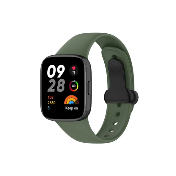 Xiaomi Redmi Watch 3 Origin Silikon Kordon (saat Değildir) - Koyu Yeşil ürün görseli 1
