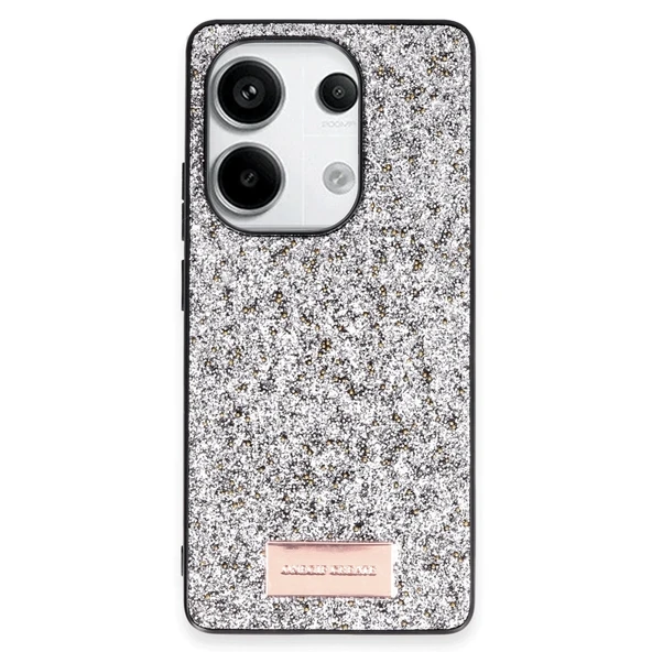 Onegif Xiaomi Redmi Note 13 Pro 4g Bright Simli Kapak - Gümüş ürün görseli 1