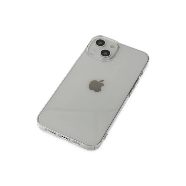 Apple İphone 14 Plus Kılıf Pc Sert Şeffaf Kapak - Şeffaf - Resim 5
