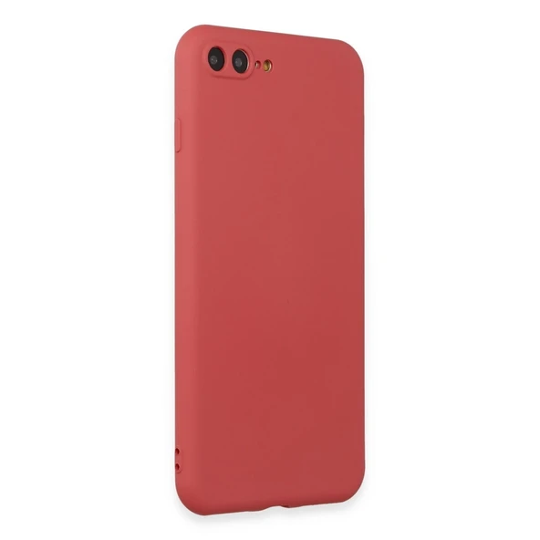 Apple İphone 7 Plus Kılıf First Silikon - Kiremit - Resim 2