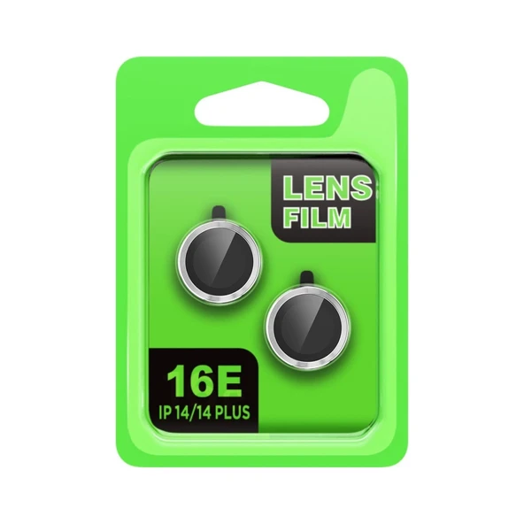 Apple İphone 16e Raze Metal Kamera Lens - Gümüş ürün görseli 1
