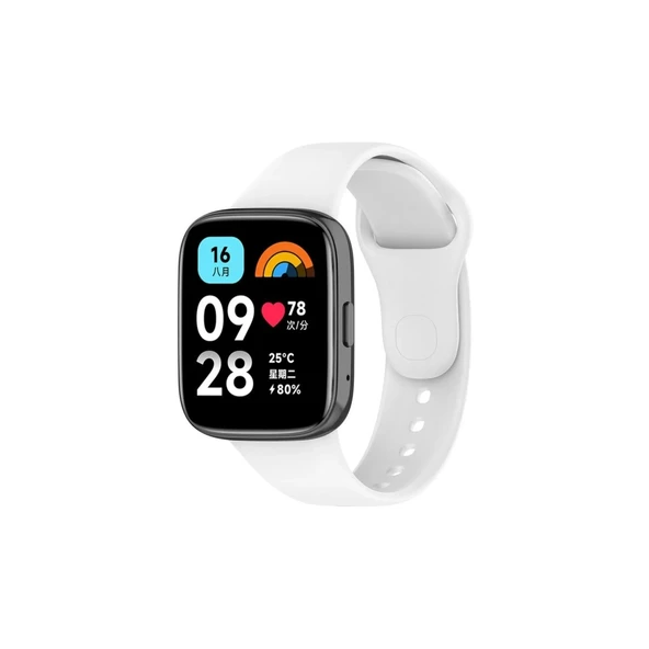 Xiaomi Redmi Watch 3 Active Klasik Kordon - Beyaz ürün görseli 1
